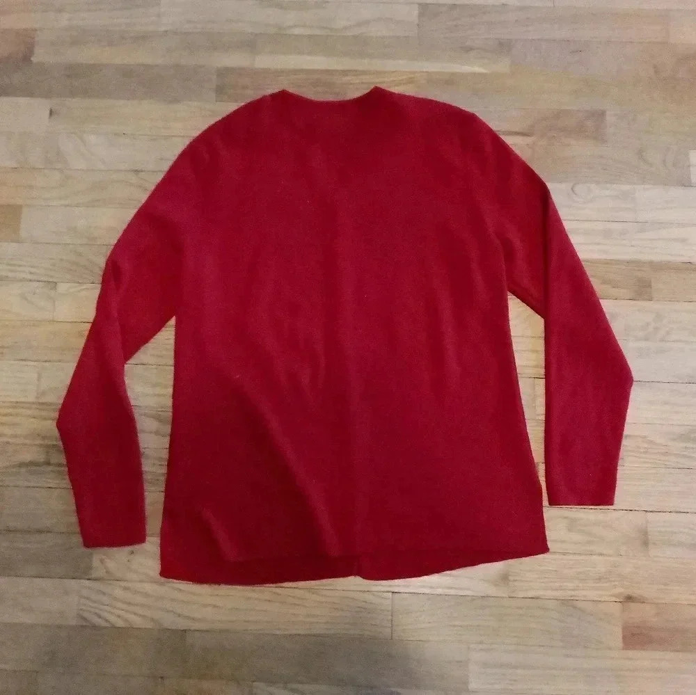 Pendleton Red Button Front Cardigan Womens Size XL - Picture 8 of 9